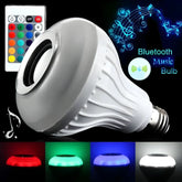 LED RGB Bluetooth Light Speaker Music Bulb